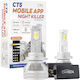 Cartech Lamps Car & Motorcycle HB4-9006 LED 6500K Cold White 160W 2pcs