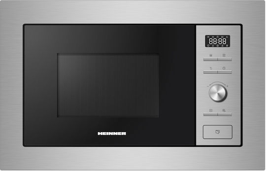 Heinner Eingebauter Mikrowellenherd mit Grill 28Es Inox