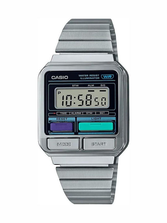 Casio Дигитален Мъжки Часовник На Батерия със С...