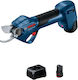 Bosch GGP 12V-25 Pruning Shears Battery Brushless 12V 2x3Ah/3Ah with Maximum Cutting Diameter 25mm