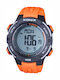 Xonix Digital Kids Watch 46mm Orange with Rubber Strap