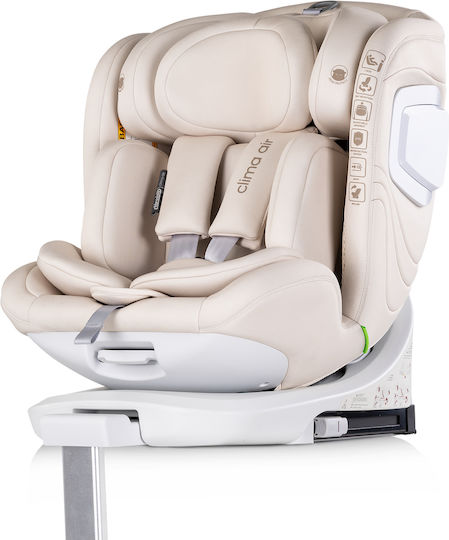 Chipolino Clima Air Детско Столче за Кола i-Размер с Isofix biscotta