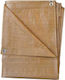 Waterproof Tarpaulin 120gr/m² 12x5m. Light Type Beige