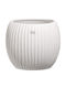 Fankon Flowers Planter Ceramic White 16x16x13.5cm.