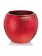 Fankon Flowers Planter Ceramic Red 16x16x13.5cm.