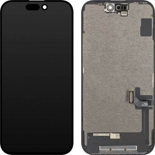 Οθόνη Hd Incell με Μηχανισμό Αφής για iPhone 15 (Μαύρο)