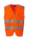 Payper Ace Men's Safety Vest with Reflective Film Orange
