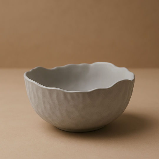 Bol Decorativ Ceramică Gri 1buc