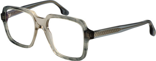 Victoria Beckham Quadratischer Acetat Brillengestell 25007237