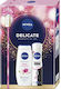 Nivea Delicate Skin Care Set for Moisturizing 2pcs