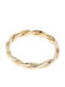 Lunaorocreations Damenring Flechtmuster Gold 14 Karat