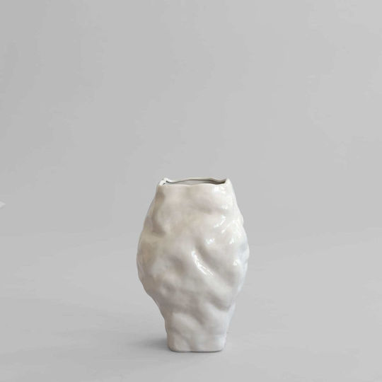 101 Copenhagen Decorative Vase Ceramic White 23.5xHeight 35cm