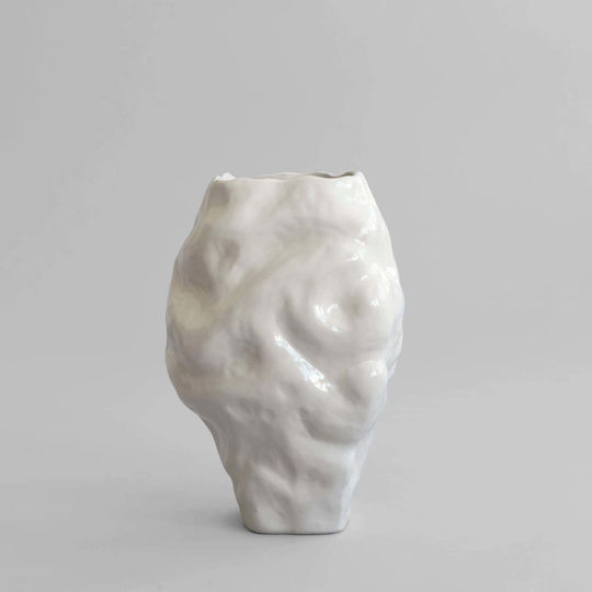 101 Copenhagen Decorative Vase Ceramic White 33.5x33.5xH50cm