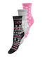 Only Christmas Women's Christmas Socks Pink 3Pack