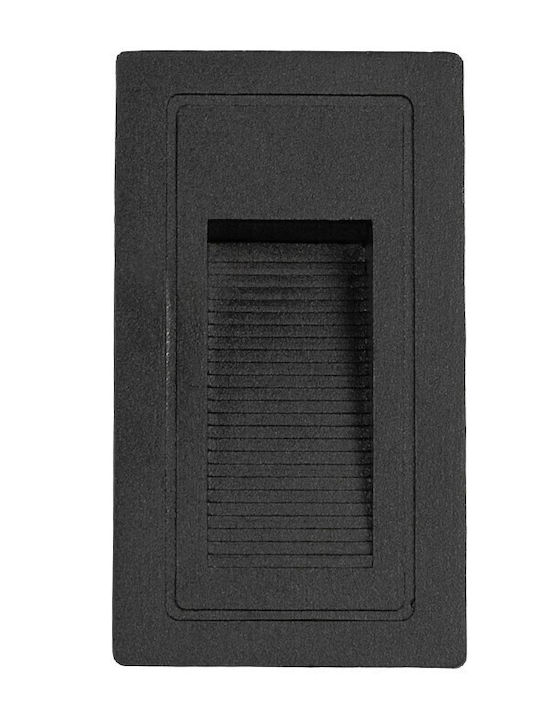 kelvo Stepart Wandmontierte Außenleuchte LED IP65 3W mit Warmweiß Licht 5.5x6x10εκ.