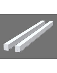 Modular Γραμμικο Φωτιστικο Led 1200x55x55 40w 3cct 3000 4000 6500 K 4800lm Ac170-265v Aλουμινιου Λευκο Universe 1-u016322