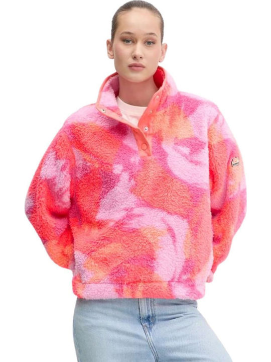 W Ovin Winter Women's Fleece Blouse Long Sleeve Fuchsia