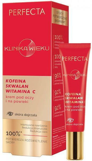 Perfecta Klinika Wieku Κρέμα Ματιών για Αντιγήρανση , Ενυδάτωση , Λάμψη & Μαύροι Κύκλοι 15ml