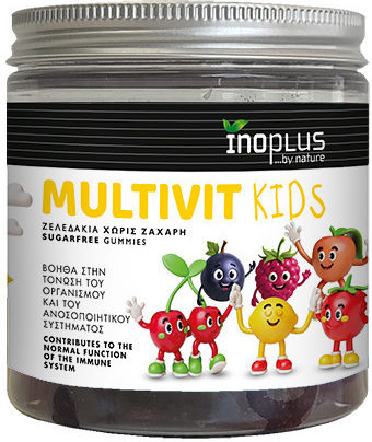 Ino Plus MultiVit Kids Multivitamin for Immune System Boost Tutti Frutti 60 jelly beans