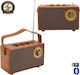 Old Street Audio Retro Bluetooth Speaker 5W with Radio and Battery Life up to 4 hours coffee