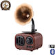 Old Street Audio Ηχείο Bluetooth 5W με Ραδιόφωνο και Διάρκεια Μπαταρίας έως 4 ώρες Καφέ
