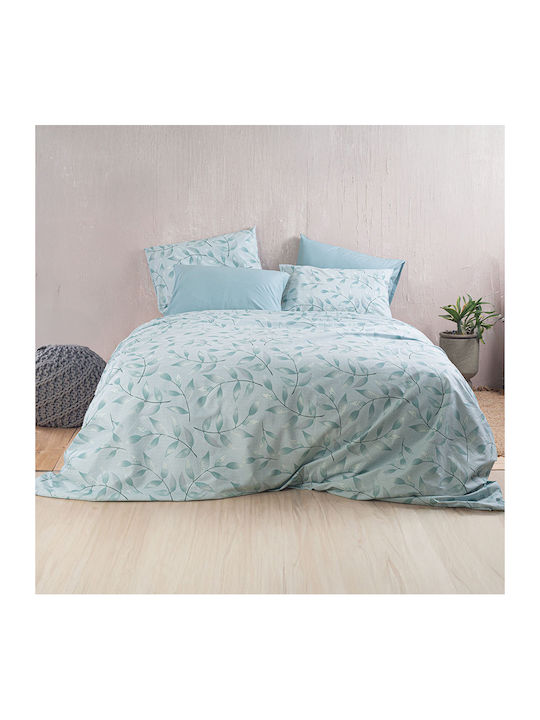 Rythmos Duvet Cover Set Single with Pillowcase 160x250 Demetra Mint