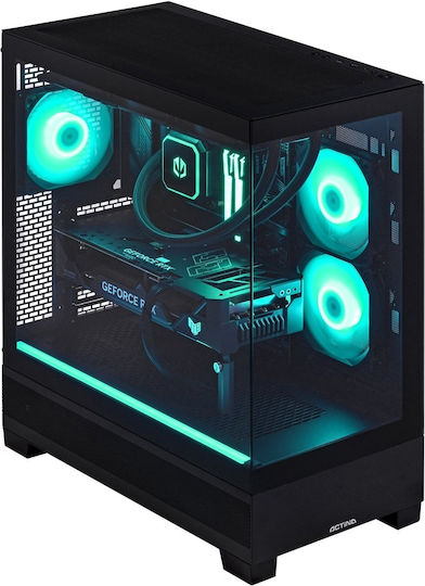 Actina Gaming Desktop PC (Ryzen 7-8700F/32GB DDR5/1.0TB SSD/Radeon RX 9070/W11 Home)