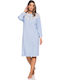 Clio Lingerie Nightgown Maternity & Nursing Sky Blue