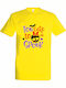 T-shirt Unisex " Too Cute To Spook Halloween " Lemon