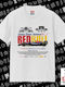 Sergio Perez F1 Red Bull Racing Classic T-shirt Double Stitching Without Side Seams White 100% Cotton Vegan & Oeko-tex Certified