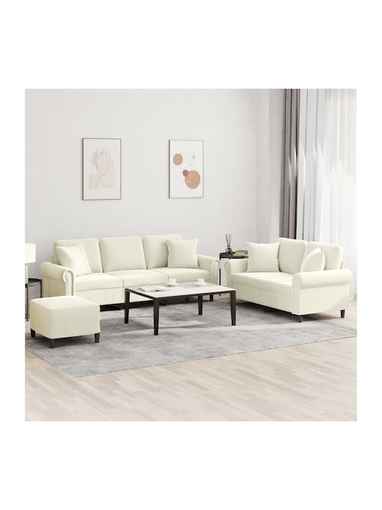 Σετ Σαλονιού 3-Sitzer & 2-Sitzer & Hocker