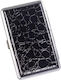 Cigarette Case 20 Slim Black Croco