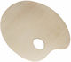 Wooden Oval Paint Palette 24x30cm