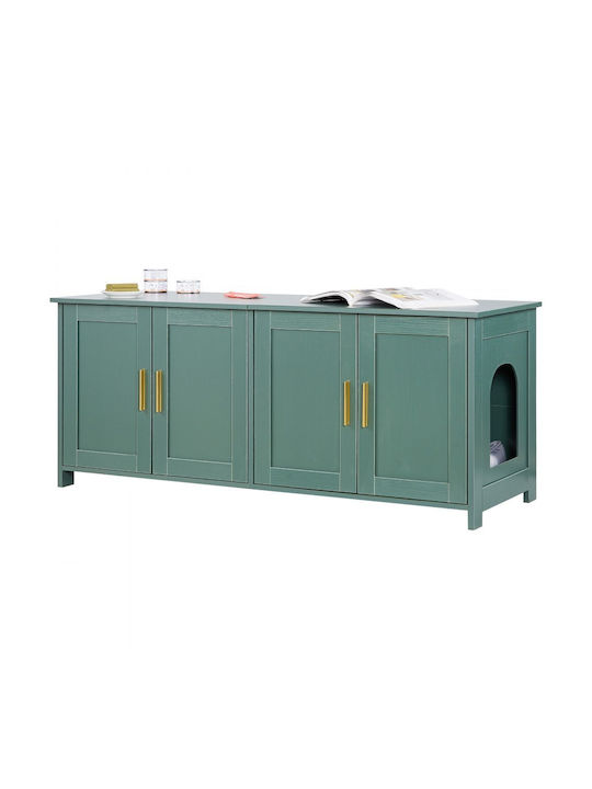 Wooden Sideboard Blue