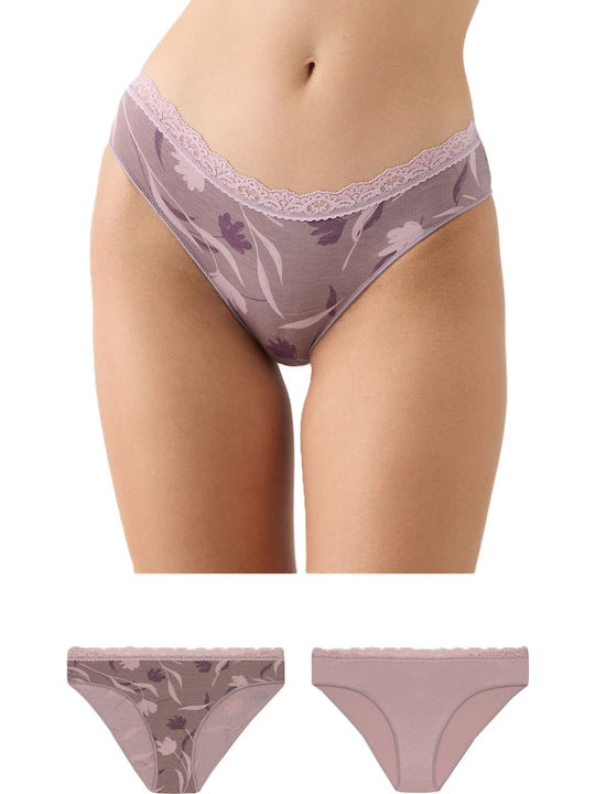 Femei Slip 2Pack Lilac