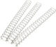 Gbc Spiral Metal 21 Loops 2:1 12mm 100 Pieces White