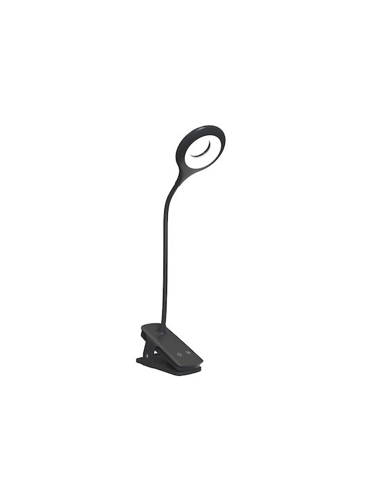 Wozinsky Wiederaufladbar LED Schreibtischlampe in Schwarz Farbe