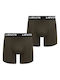 Herren Boxershorts Haki 2Packung
