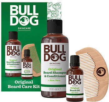 Bulldog Skincare Original Bart- und Schnurrbartpflegeprodukte Geschenkset