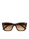 Okkia Unisex Sunglasses with Brown Frame and Brown Lens