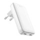 Fixed Φορτιστής Χωρίς Καλώδιο GaN με 2 Θύρες USB-C 45W Power Delivery Λευκός