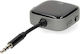 Portable Bluetooth Transmitter Receiver Device 2-in-1 Connects 2 Devices Nedis Bttc2550bk