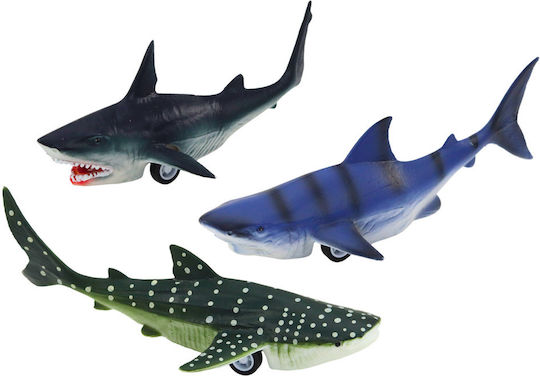 Figurines Vehicles Sea Animals Friction Drive Shark Killer Whale 6 Pcs