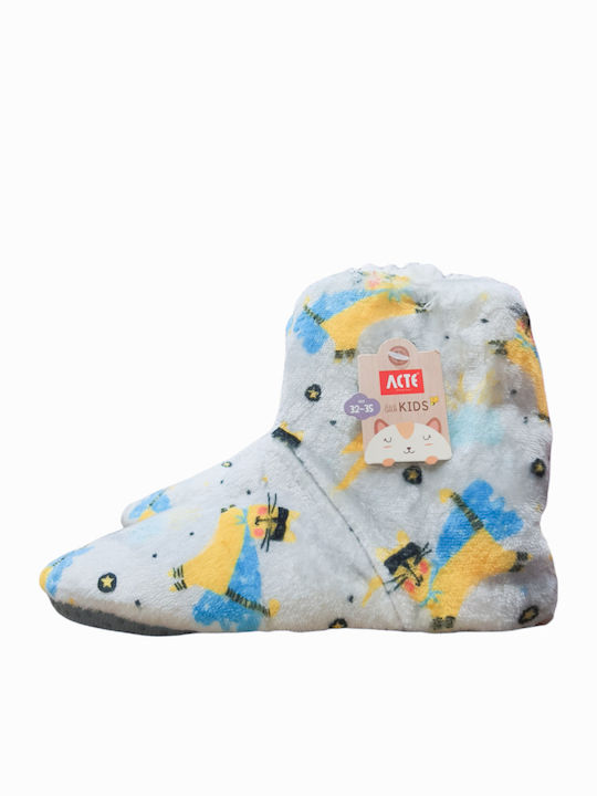 P.R.C Kinderhausschuhe Stiefel Gray