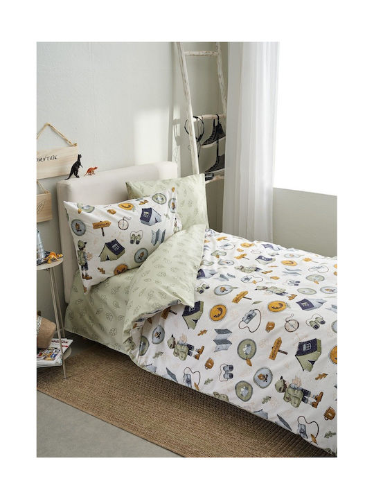 Vesta Home Παιδικό Πάπλωμα Μονό Πράσινο 160x230εκ.