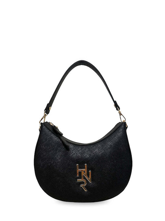 Γυναικεία Τσάντα Mini Hobo Festive Μαύρο