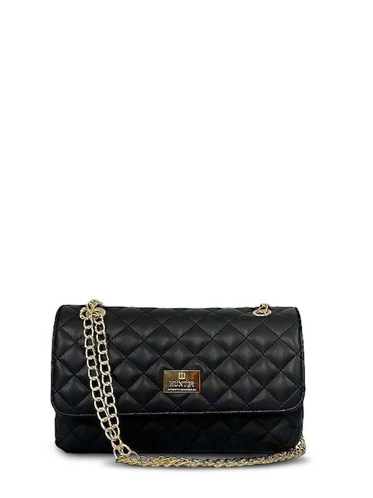 Дамска Чанта За Рамо Flap Quilted Черна