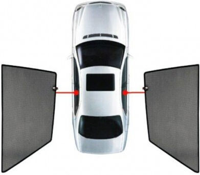 CarShades Κουρτινάκια Αυτοκινήτου για Toyota Land Cruiser Πεντάπορτο (5D) 5x5εκ. 2τμχ