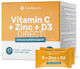 FutuNatura Vitamin C + Zinc + D3 Direct Πολυβιταμίνη για Ενίσχυση του Ανοσοποιητικού, τo Δέρμα & Αντιοξειδωτική δράση 30 φακελίσκοι