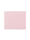 Runde Tischsets Rosa Überzogenes Leinen Pulver Rose Weiß La Gallina Matta 40 x 48 cm